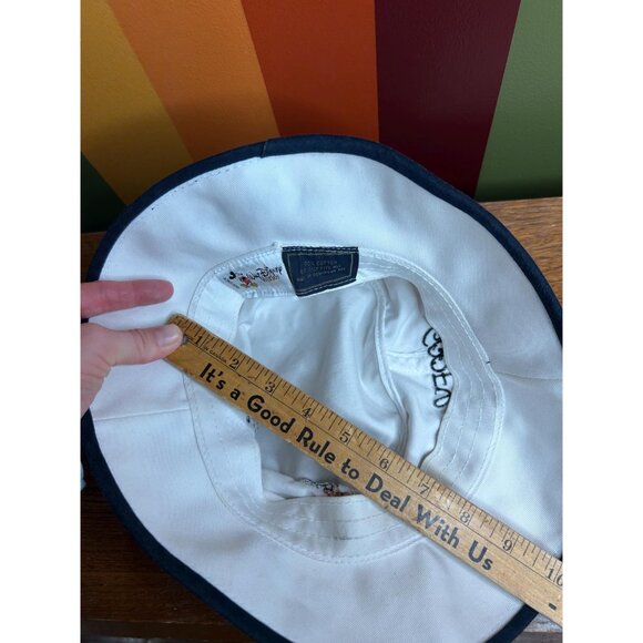 Vintage Mickey mouse autographed white bucket outdoor sun hat parks Walt Disney - Picture 4 of 8